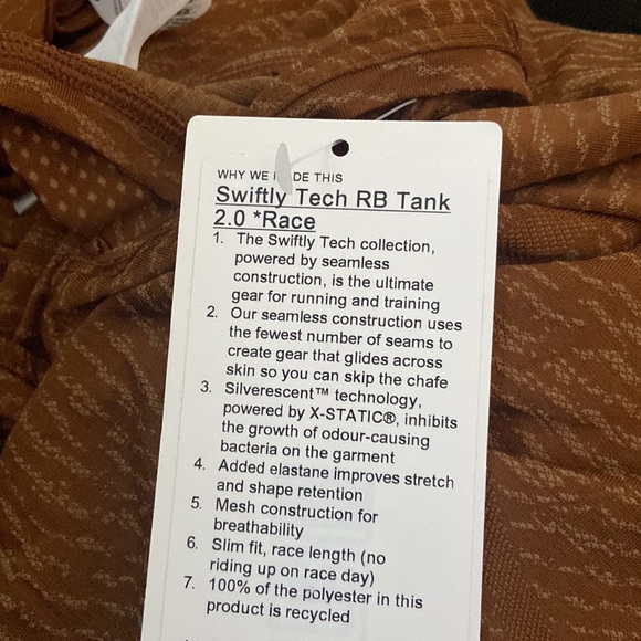 NWT lululemon Swiftly Tech Racerback Tank Top 2.0 - Picture 7 of 11